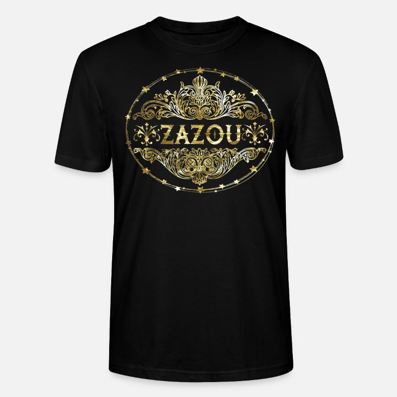 Zazou - T-shirt bio CRAFTER Stanley Stella Unisexe - noir