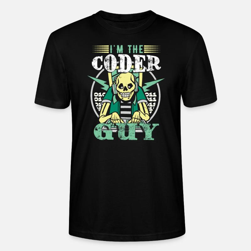 I'm The Coder Guy - Stanley/Stella CRAFTER Unisex Organic T-Shirt - black