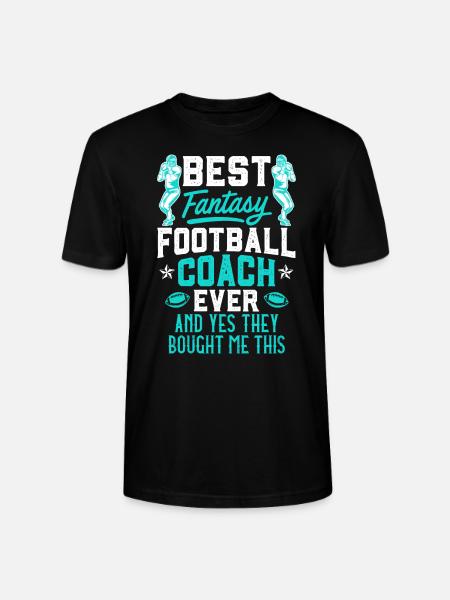 Bester Fantasy Football Coach - Stanley/Stella Unisex Bio-T-Shirt CRAFTER - Schwarz