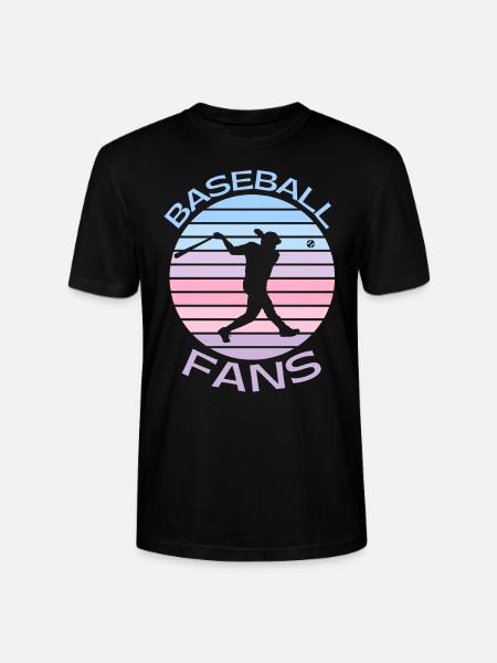 Baseball Fans - Stanley/Stella CRAFTER Unisex Organic T-Shirt - black