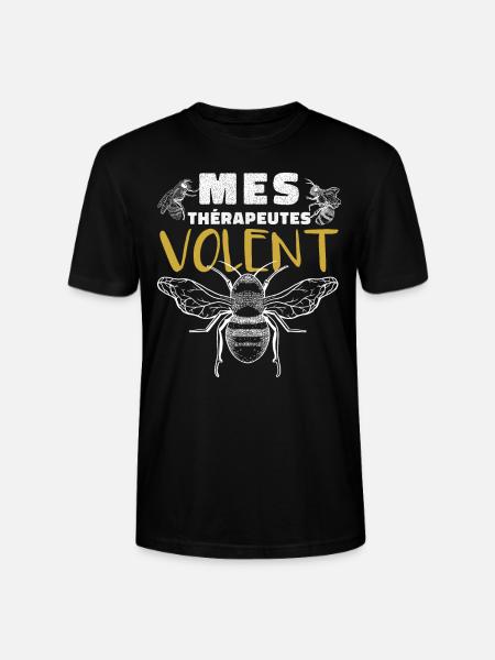 Apiculteur - T-shirt bio CRAFTER Stanley Stella Unisexe - noir