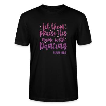 Ballett - Stanley/Stella Unisex Bio-T-Shirt CRAFTER - Schwarz - Vorne - Alina (178cm) & Michal (187cm)