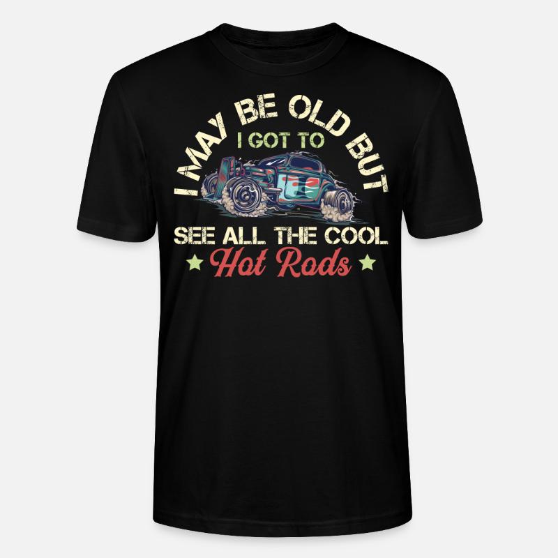 Hot Rods - Oldtimer - Stanley/Stella Unisex Bio-T-Shirt CRAFTER - Schwarz