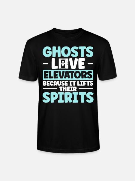 Geesten houden van liften Lift Lift Technicus - Stanley/Stella Uniseks bio-T-shirt CRAFTER - zwart