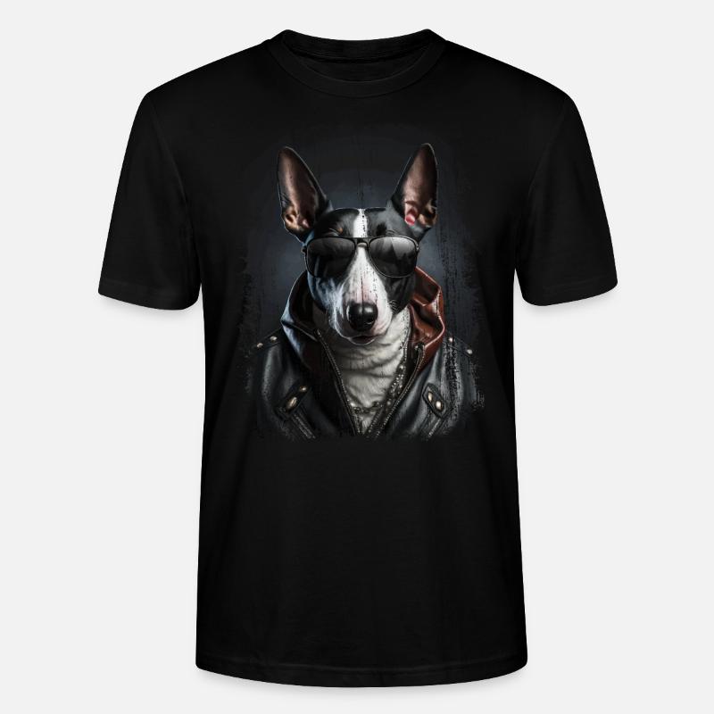 cooler Bullterrier - Stanley/Stella Unisex Bio-T-Shirt CRAFTER - Schwarz