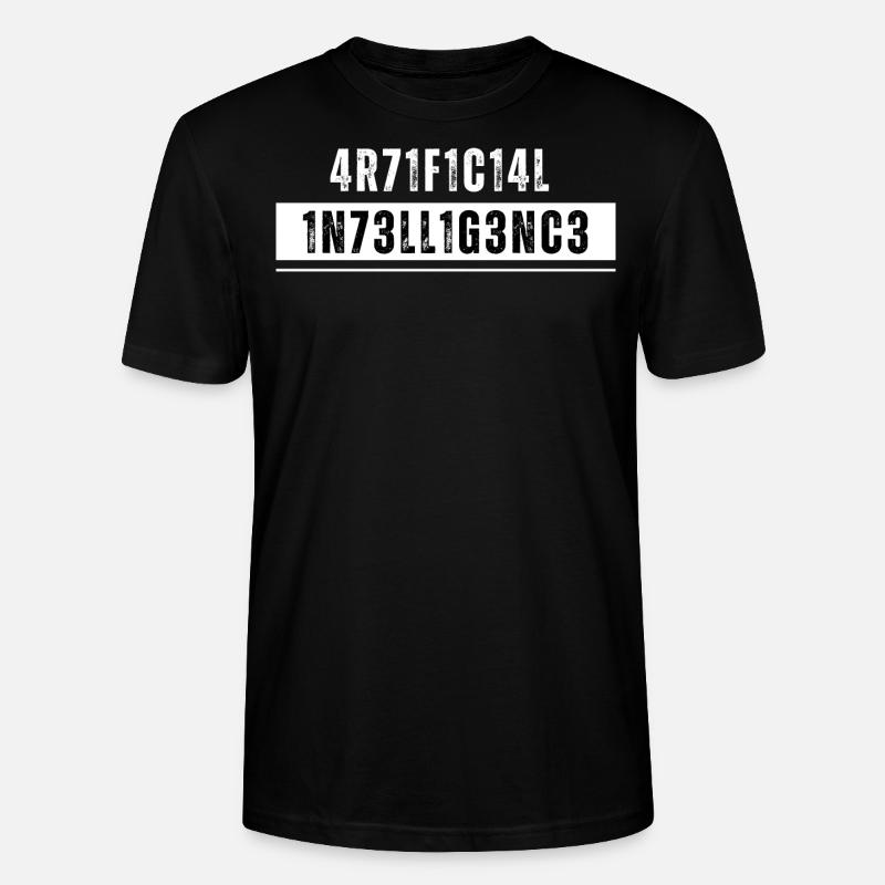 Artificial Intelligence Künstliche Intelligenz AI - Stanley/Stella Unisex Bio-T-Shirt CRAFTER - Schwarz
