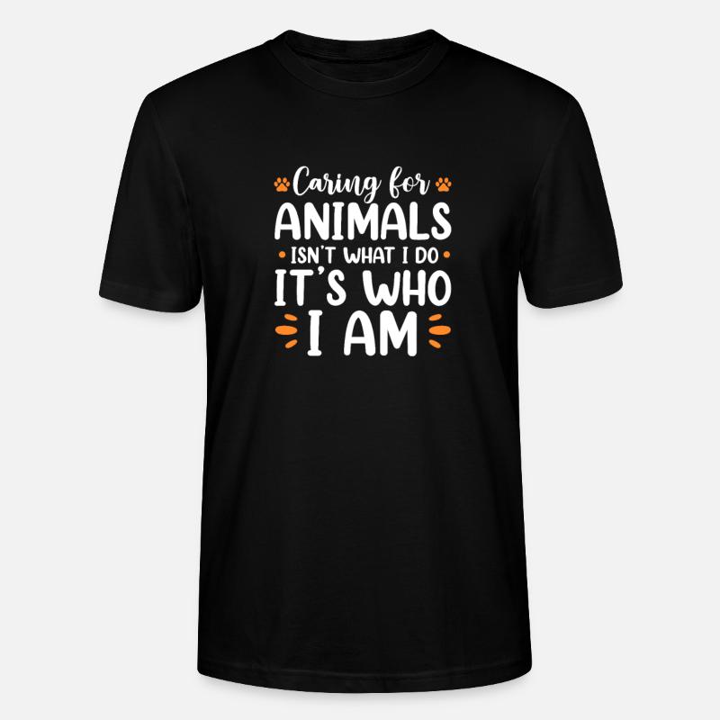 Tierrettung - Stanley/Stella Unisex Bio-T-Shirt CRAFTER - Schwarz
