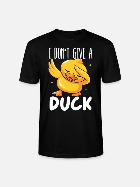 I Don't Give A Duck Whisperer Duckling Bird Duck - Stanley/Stella CRAFTER unisex økologisk T-skjorte - svart