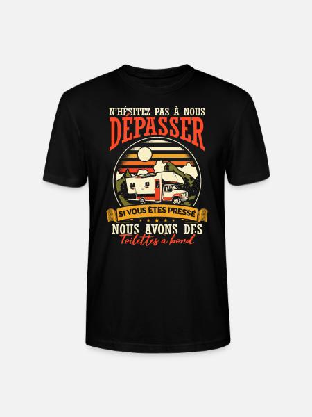 Cadeaux Camping-Car Camping - T-shirt bio CRAFTER Stanley Stella Unisexe - noir