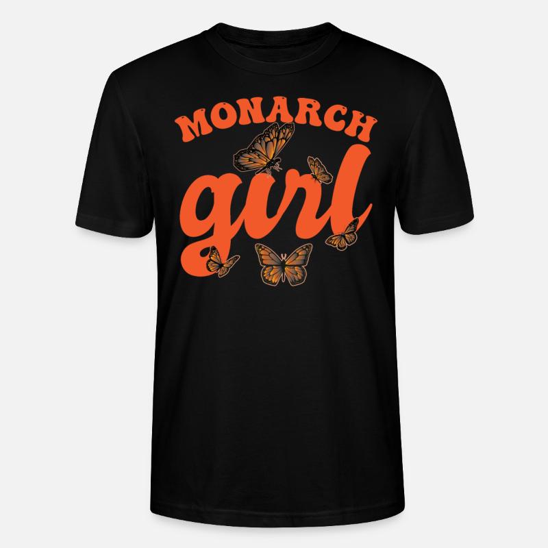 Monarch Mädchen - Stanley/Stella Unisex Bio-T-Shirt CRAFTER - Schwarz