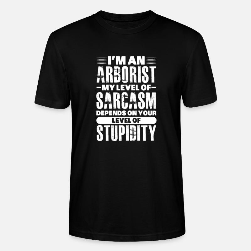 Baumpfleger - Stanley/Stella Unisex Bio-T-Shirt CRAFTER - Schwarz