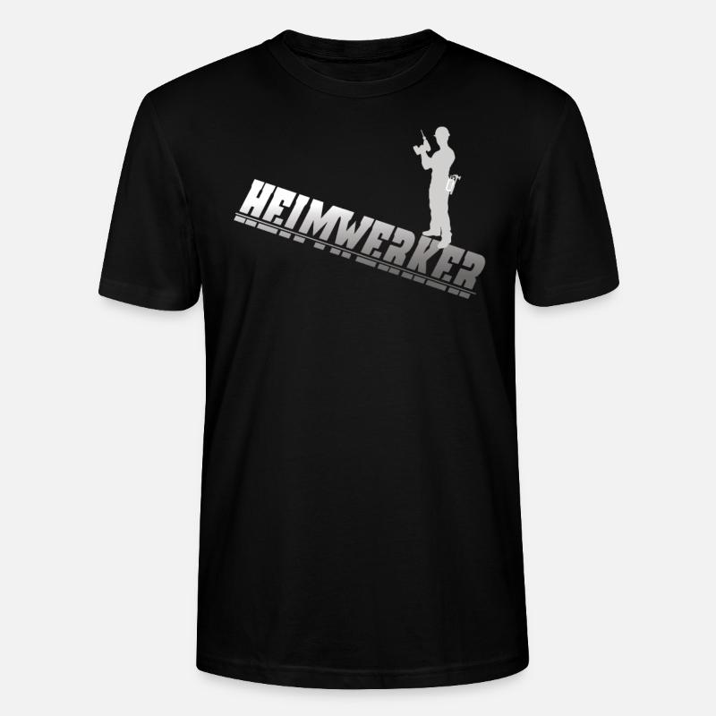 Heimwerker Geschenkidee Handwerker - Stanley/Stella Unisex Bio-T-Shirt CRAFTER - Schwarz