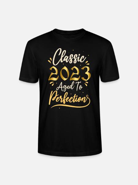 Fødselsdag 2023 gave 2023 Classic 2023 - Stanley Stella CRAFTER unisex økologisk-T-shirt - sort
