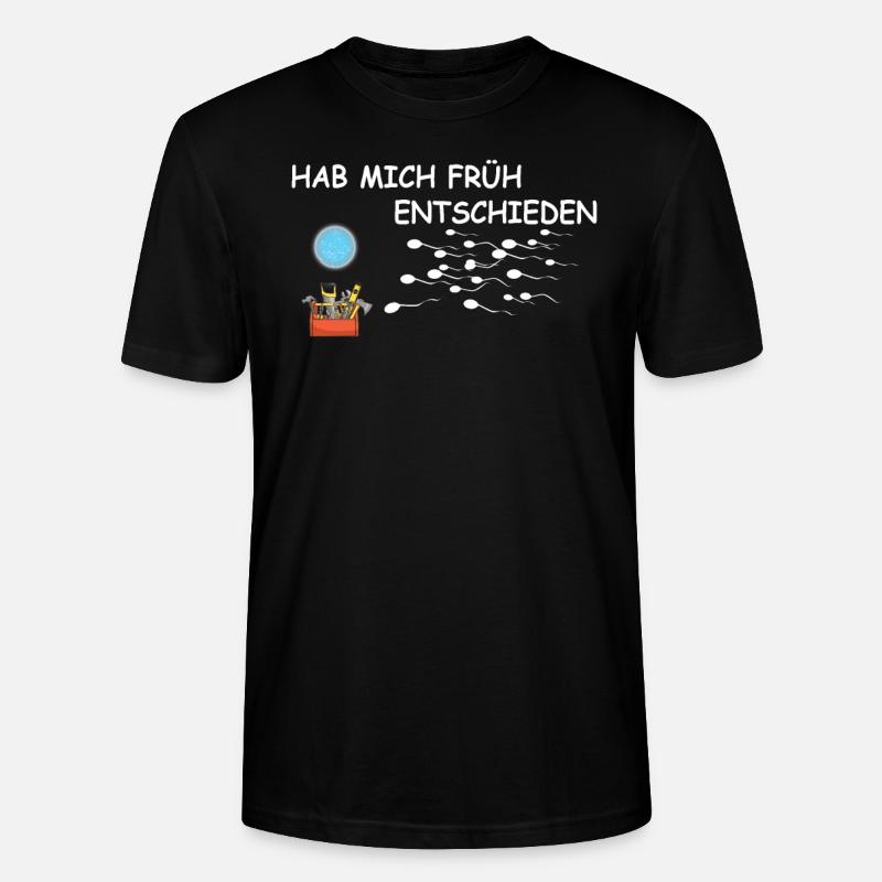 Heimwerker Geschenkidee Handwerker - Stanley/Stella Unisex Bio-T-Shirt CRAFTER - Schwarz