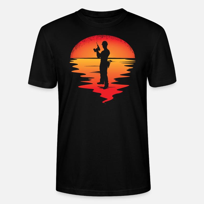 Heimwerker Geschenkidee Handwerker - Stanley/Stella Unisex Bio-T-Shirt CRAFTER - Schwarz