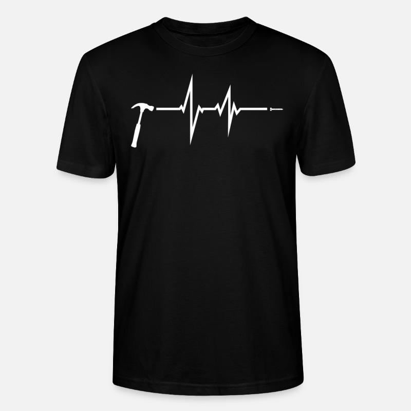 Heimwerker Geschenkidee Handwerker - Stanley/Stella Unisex Bio-T-Shirt CRAFTER - Schwarz