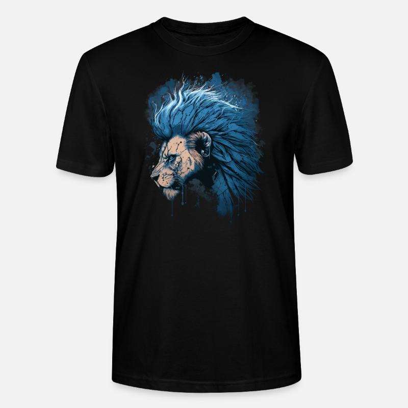 Löwe Sternzeichen - Stanley/Stella Unisex Bio-T-Shirt CRAFTER - Schwarz