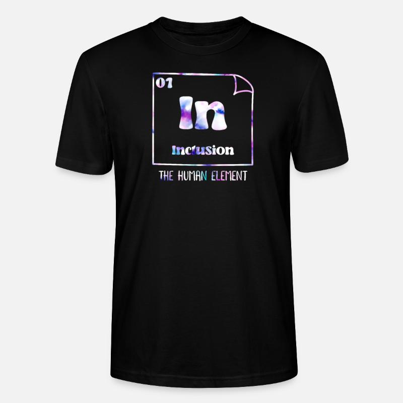 Inclusion Acceptation et handicap solidaire - T-shirt bio CRAFTER Stanley Stella Unisexe - noir