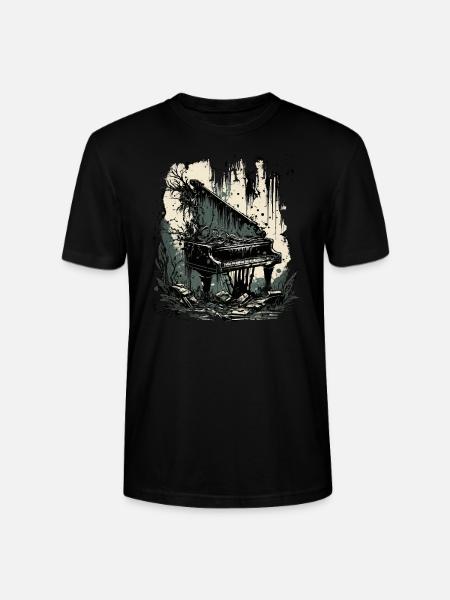 Horrorklavier - Stanley/Stella Unisex Bio-T-Shirt CRAFTER - Schwarz