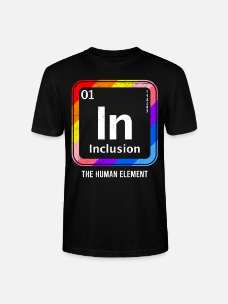 Inclusion Acceptation et solidarité pour - T-shirt bio CRAFTER Stanley Stella Unisexe - noir