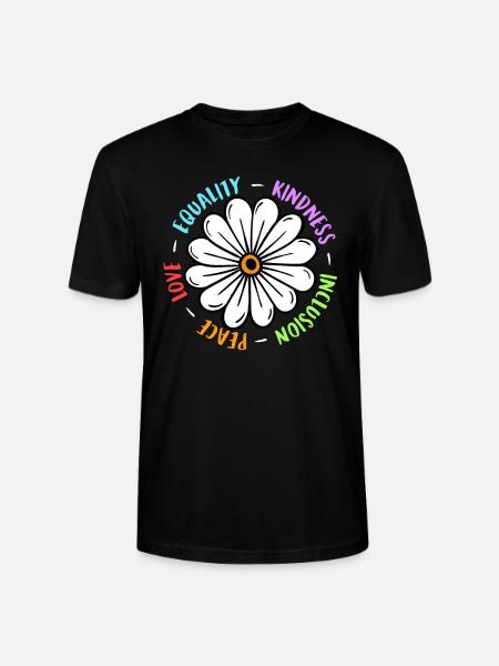 Inclusion handicap acceptation et sensibilisation - T-shirt bio CRAFTER Stanley Stella Unisexe - noir