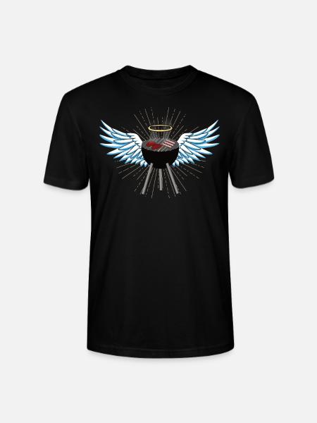 Barbecuing and Camper Gift Idea - Stanley/Stella CRAFTER Unisex Organic T-Shirt - black