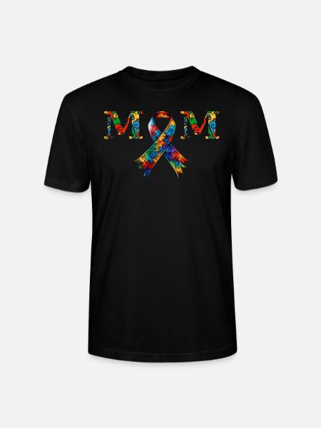 Autisme Mère Autisme Loop Autiste - T-shirt bio CRAFTER Stanley Stella Unisexe - noir