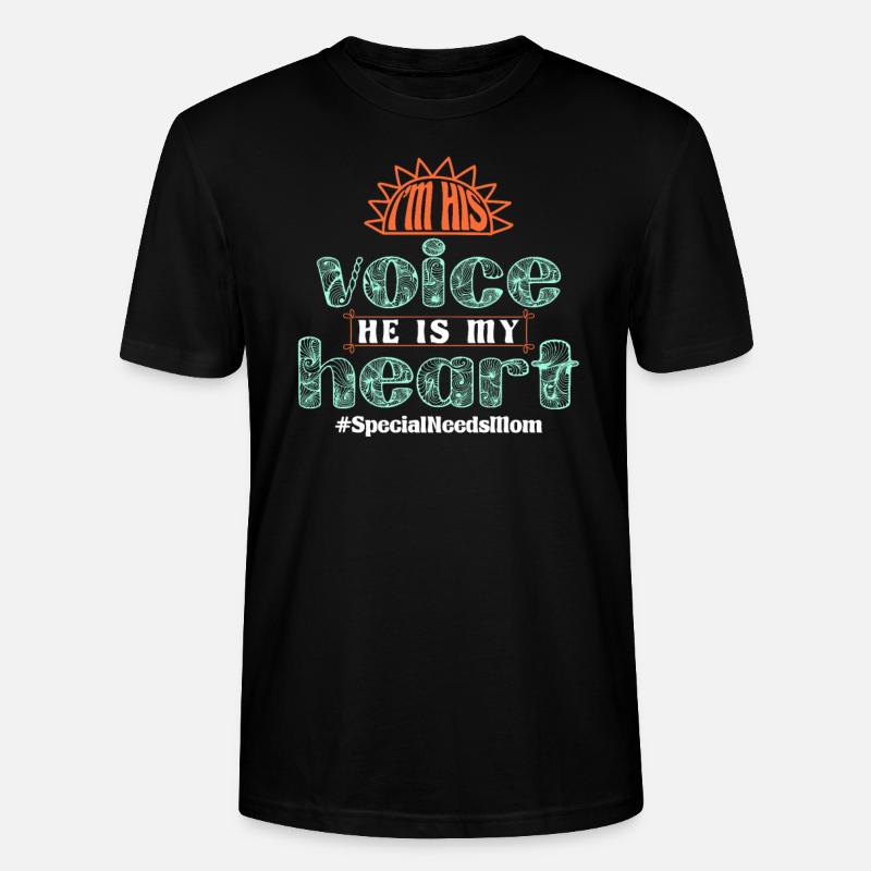 Inclusion Sensibilisation Diversité handicap - T-shirt bio CRAFTER Stanley Stella Unisexe - noir