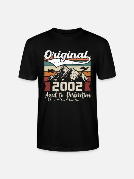2002 - Cadeau né en 2002 - T-shirt bio CRAFTER Stanley Stella Unisexe - noir