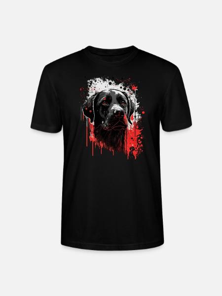 Labrador - Stanley/Stella CRAFTER Unisex Organic T-Shirt - black