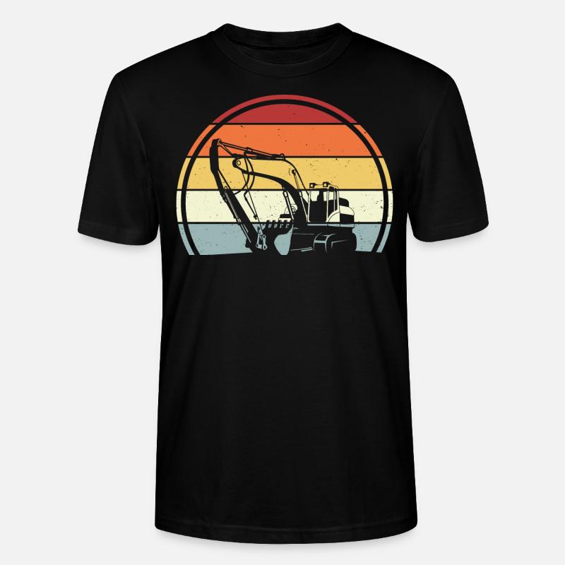 Bagger - Stanley/Stella Unisex Bio-T-Shirt CRAFTER - Schwarz