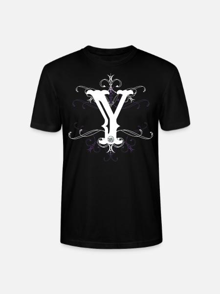Letter Y Ypsilon Letter-Y - Stanley/Stella CRAFTER Unisex Organic T-Shirt - black