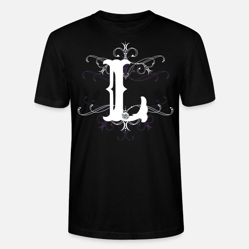 Buchstabe L Buchstabe-L - Stanley/Stella Unisex Bio-T-Shirt CRAFTER - Schwarz