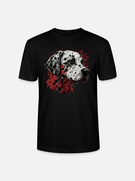 Dalmate - T-shirt bio CRAFTER Stanley Stella Unisexe - noir