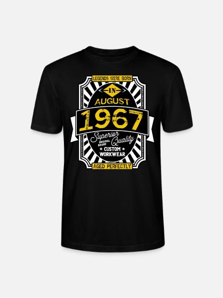 AUGUST 1967 - Stanley/Stella Unisex Bio-T-Shirt CRAFTER - Schwarz