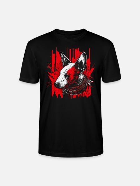 Bull terrier - Stanley/Stella CRAFTER Unisex Organic T-Shirt - black
