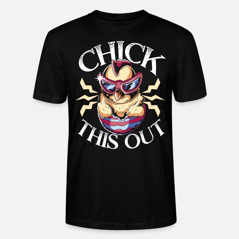 Hühnerzüchter Hühnerflüsterer Nutztier - Stanley/Stella Unisex Bio-T-Shirt CRAFTER - Schwarz