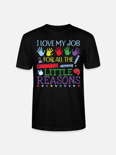 Cute Kindergarten Teacher - Stanley/Stella CRAFTER Unisex Organic T-Shirt - black