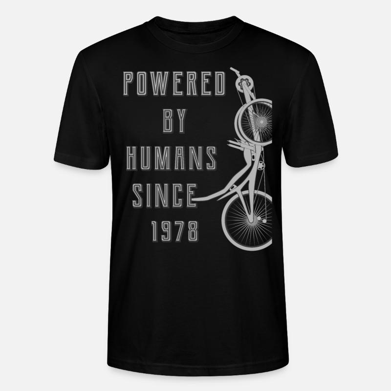 PROPULSÉ PAR L’HUMAIN DEPUIS 1978 - T-shirt bio CRAFTER Stanley Stella Unisexe - noir