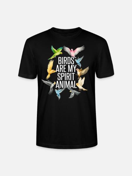 Drôle d’oiseaux - T-shirt bio CRAFTER Stanley Stella Unisexe - noir
