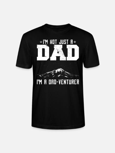 I'm Not Just A Dad - Stanley/Stella CRAFTER Unisex Organic T-Shirt - black