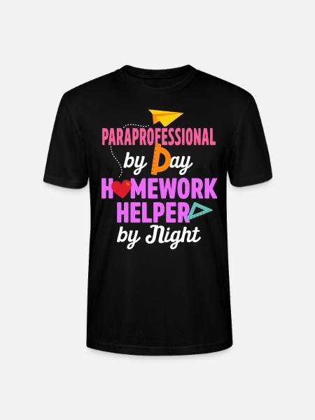 Paraprofessional Teacher Para Educator - Stanley/Stella CRAFTER Unisex Organic T-Shirt - black