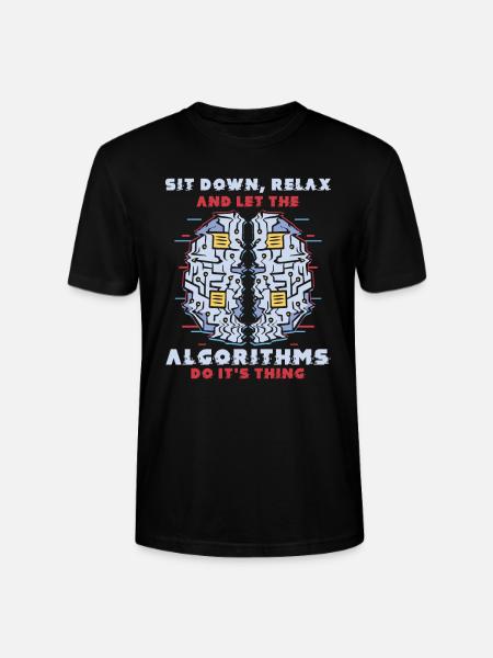Computer Algorithmus Programmierer Künstliche - Stanley/Stella Unisex Bio-T-Shirt CRAFTER - Schwarz