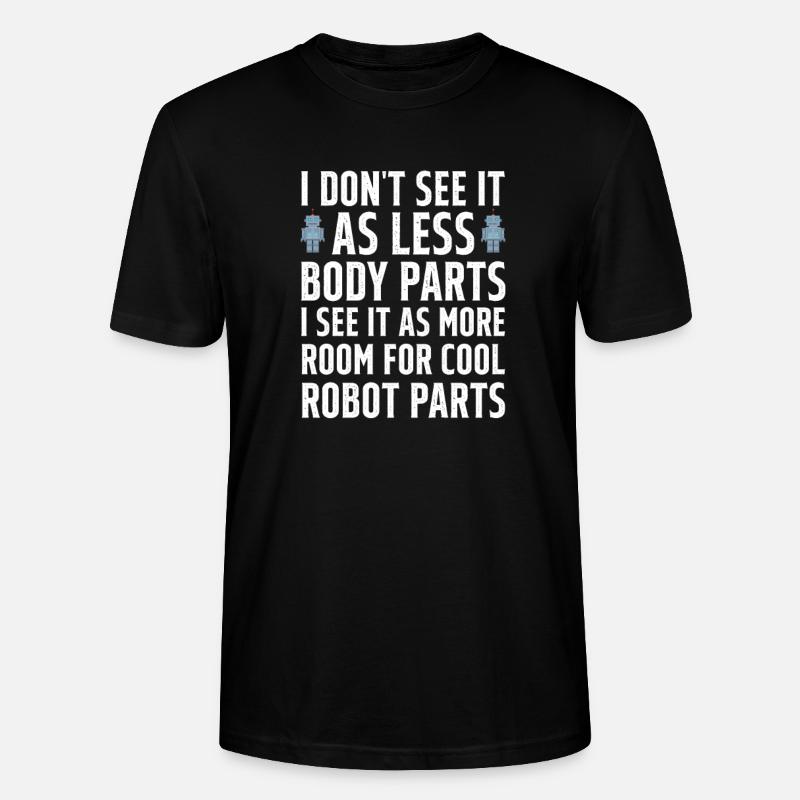 Amputation Amputation Prothèse Cadeau - T-shirt bio CRAFTER Stanley Stella Unisexe - noir