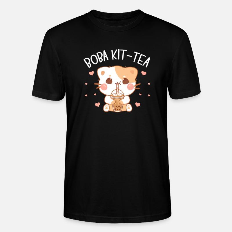 Bubble Tea - Stanley/Stella Unisex Bio-T-Shirt CRAFTER - Schwarz