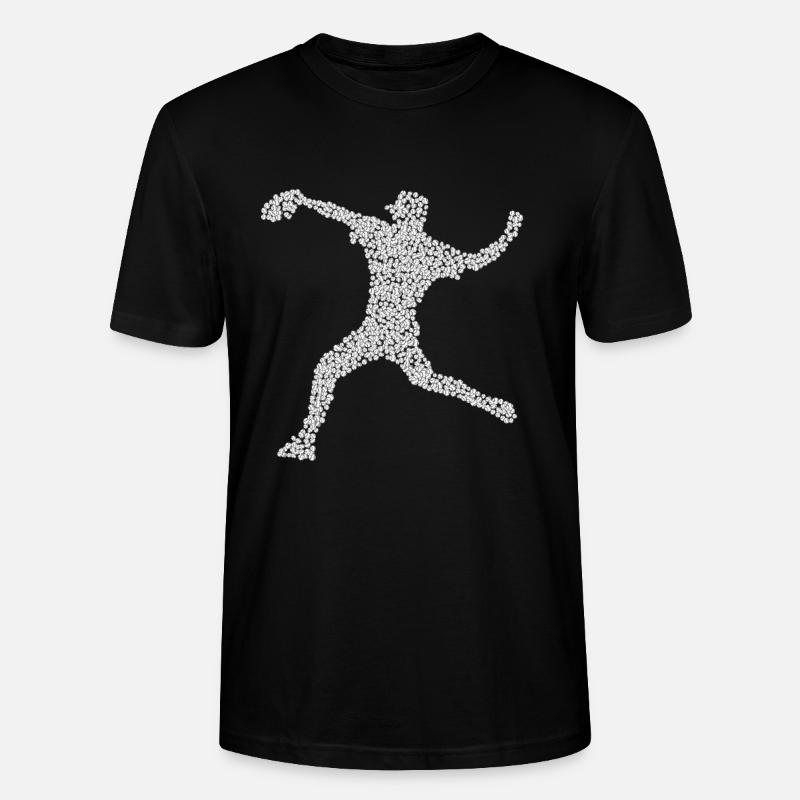 Baseball Lanceur Softball Catcher Baseball - T-shirt bio CRAFTER Stanley Stella Unisexe - noir