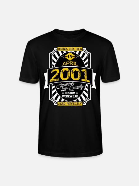 APRIL 2001 - Stanley/Stella Unisex Bio-T-Shirt CRAFTER - Schwarz