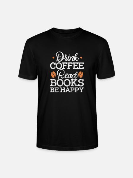 Coffee reading - Stanley/Stella CRAFTER Unisex Organic T-Shirt - black
