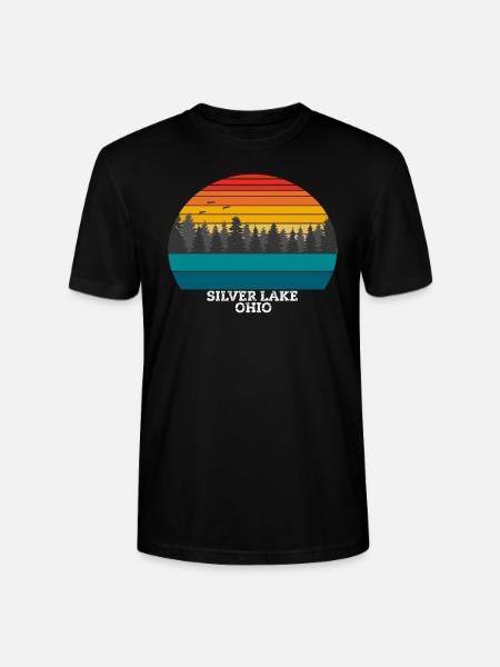 Silver Lake Ohio - Stanley/Stella CRAFTER Unisex Organic T-Shirt - black