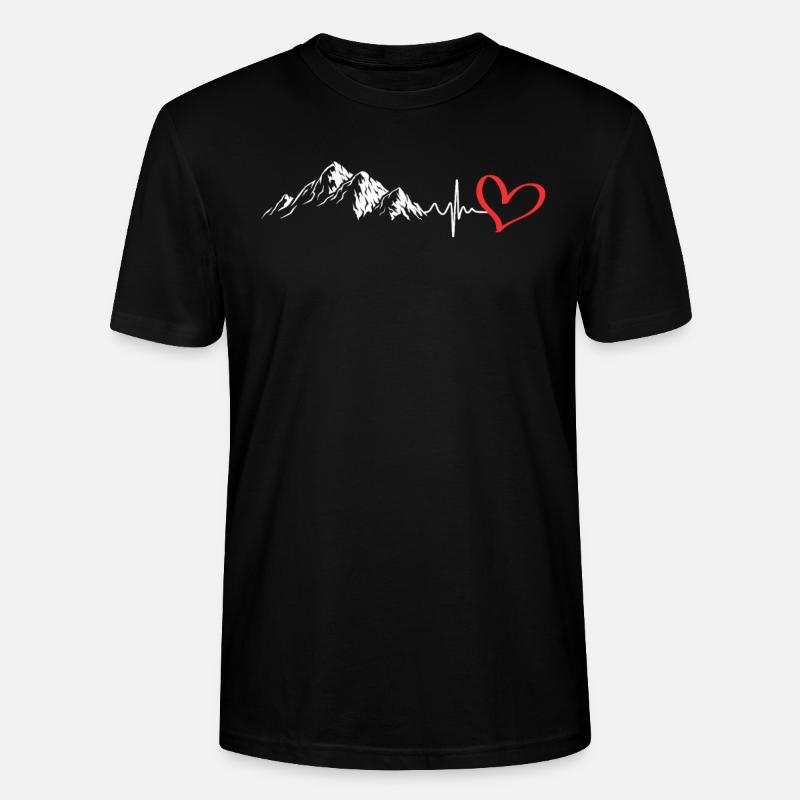 Climbers Climb Wanderer Summit - Stanley/Stella CRAFTER Unisex Organic T-Shirt - black